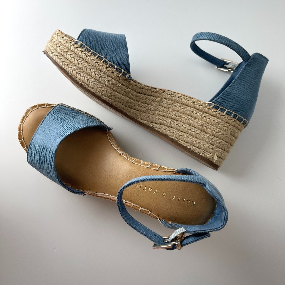 Kelly & Katie Espadrille Wedges Size 7M